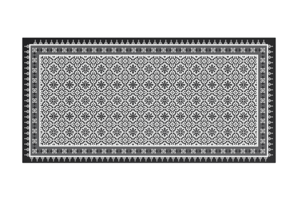 שטיח דקורטיבי FLORA COLLECTION שחור דקור