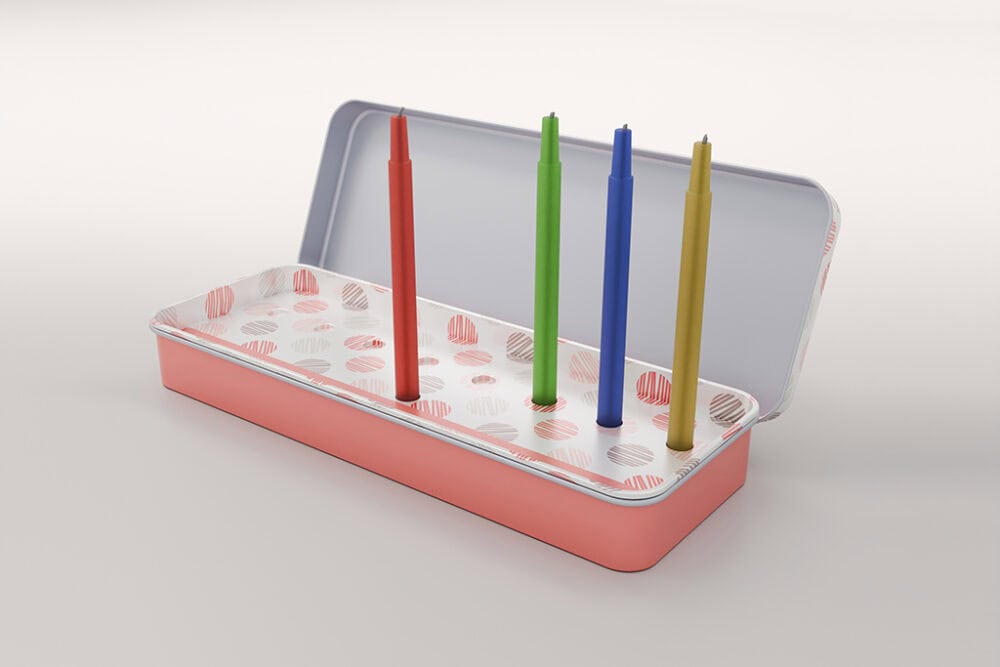 חנוכיית קלמר DOTTY  גם חנוכייה לחג וגם קלמר לכל השנה